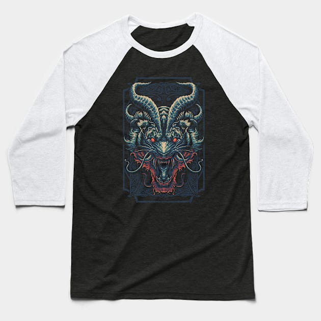 Dragon Tiger Baseball T-Shirt by SINGINK